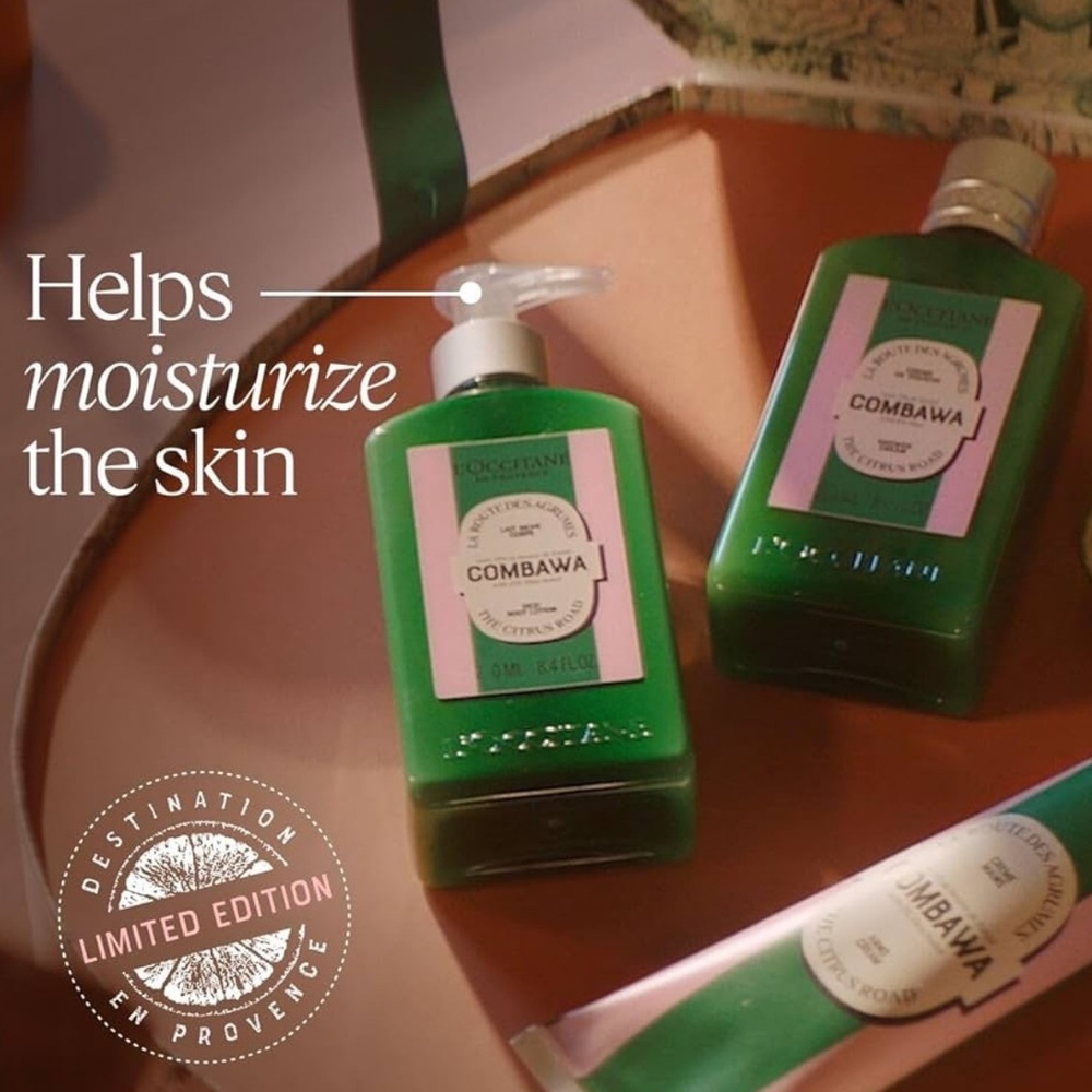 L'Occitane Coconut (Limited Edition) Combawa The Citrus Road Body Lotion.